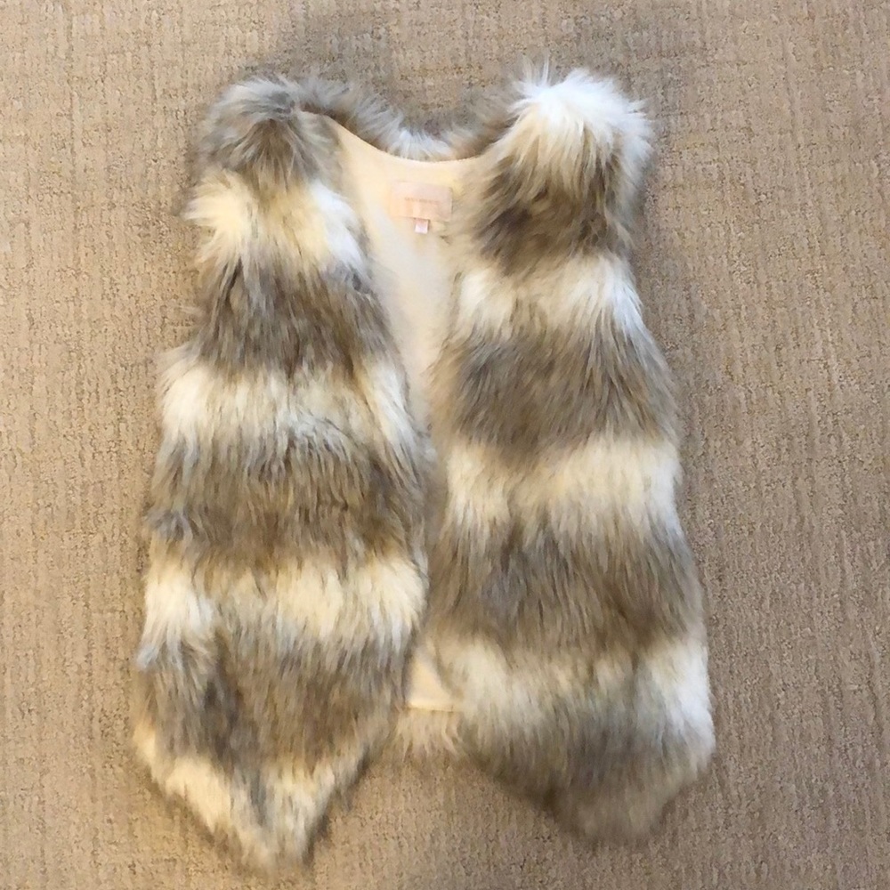 Faux fur vest